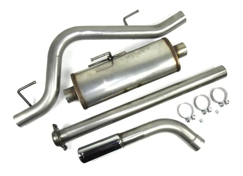 Stainless steel Ford F-150 single exit cat-back exhaust system kit for 2.7L/3.5L/5.0L engines
