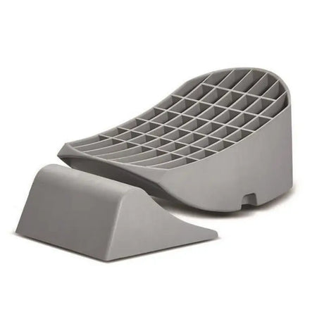 JBP-C302 Stromber Base Pad Leveler 2 Pack for stabilizing and leveling RV or camper, prevents swaying and rocking, durable and easy setup.