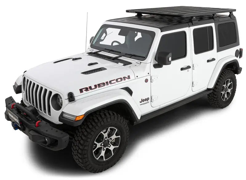 JC-00456 Rhino Rack Pioneer Platform (72' X 56') mounted on Jeep Rubicon, perfect for RV, automotive, powersports, off-road, marine, and truck accessories. Ideal for exterior enhancements, truck bed, and RV parts, Cargo Management, AVADA - Best Sellers, Must Haves