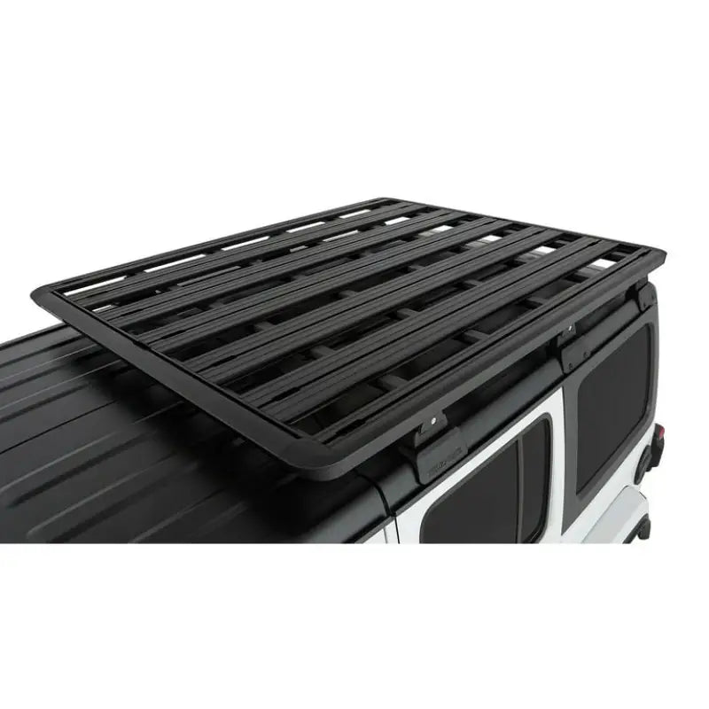 Rhino Rack Pioneer Platform (72' X 56') mounted on a vehicle roof for superior cargo carrying capacity, ideal for RV, automotive, powersports, off-road, marine, exterior, truck accessories, interior, truck bed, and RV parts, Cargo Management, AVADA - Best Sellers, Must Haves