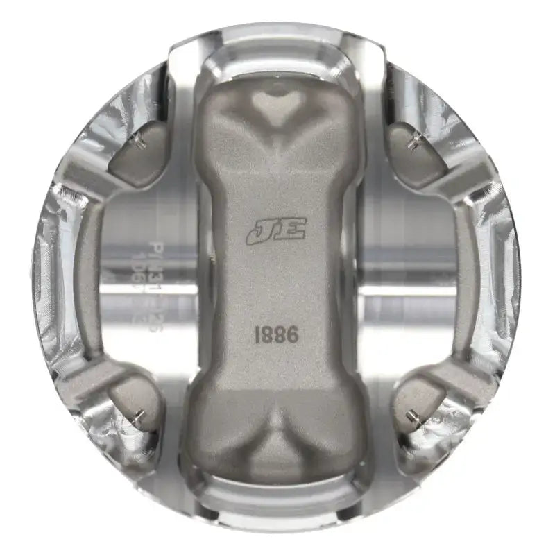 Silver engine piston from JE Pistons Nissan KA24DE piston kit for KA24DE engines