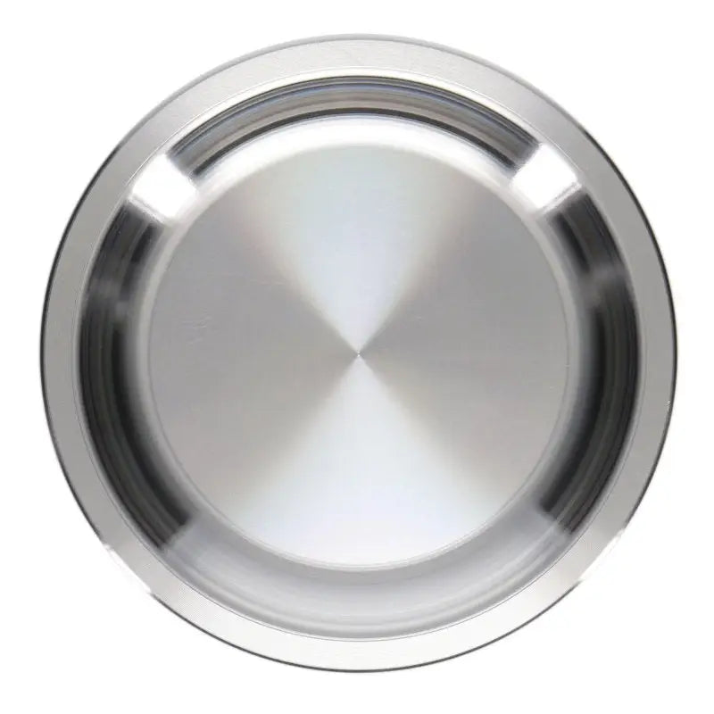 Shiny metal piston plate from JE Pistons Nissan KA24DE piston kit set of 4
