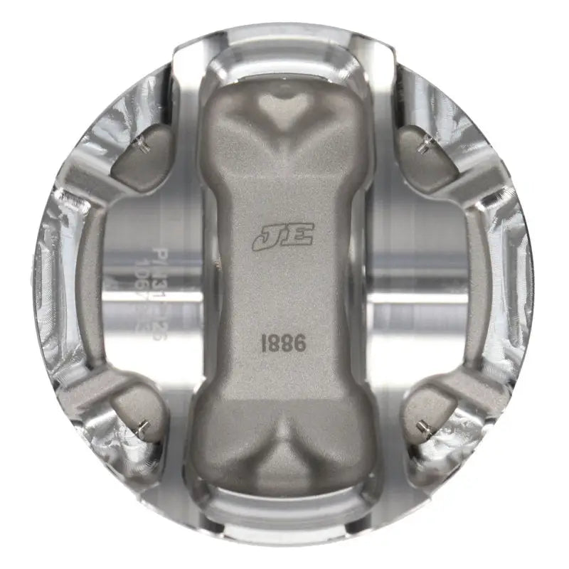 Silver engine piston from JE Pistons Nissan KA24DE piston kit for KA24DE engines