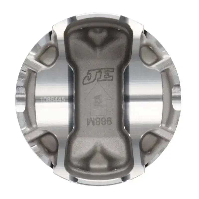 JE Pistons Nissan VR30DDTT 86mm Bore 10.2:1 CR -3cc Dish - Set of 6 - 346348