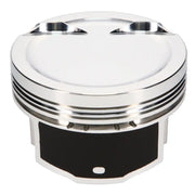Shiny silver JE Pistons VW 2.0T TSI piston set with 23mm pin and 83mm bore