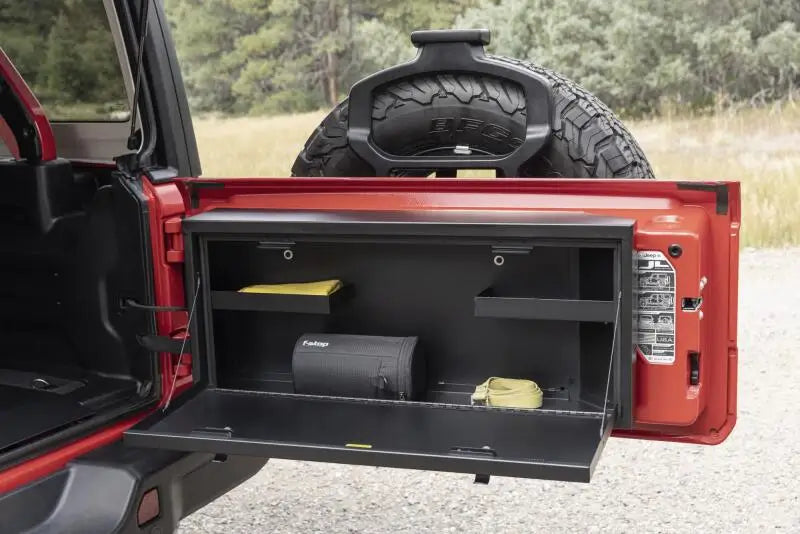 Tuffy Tailgate Lockbox W/ Keyed Lock For Jeep Wrangler - Tuffy Products