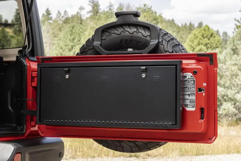Tuffy Tailgate Lockbox W/ Keyed Lock For Jeep Wrangler - Tuffy Products