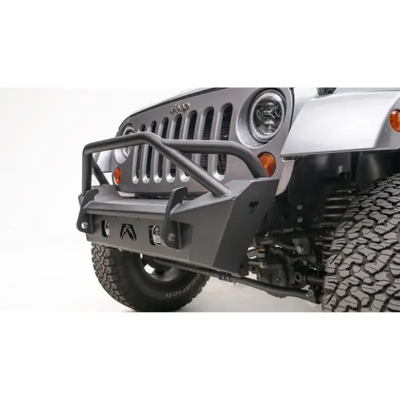 JK07-B1952-1 Fab Fours Jk Stubby Pre-Runner for Jeep Wrangler JK, RV, Automotive, Powersports, off-road, marine, exterior, truck accessories, interior, truck bed, rv parts, Bumpers, Grilles & Guards, AVADA - Best Sellers, Must Haves