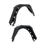 JL-6103 Body Armor Fender Flare; Rear; Metal; Black;