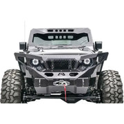JL3020-1 Fab Fours 18 Jp Jl Vicowl installed on a Jeep Wrangler JL, showcasing enhanced protection, rugged design, and improved style.