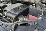 JLT 11-20 Dodge Durango/Jeep Grand Cherokee 5.7L Black Textured Cold Air Intake Kit w/Red Filter - Truck & Automotive