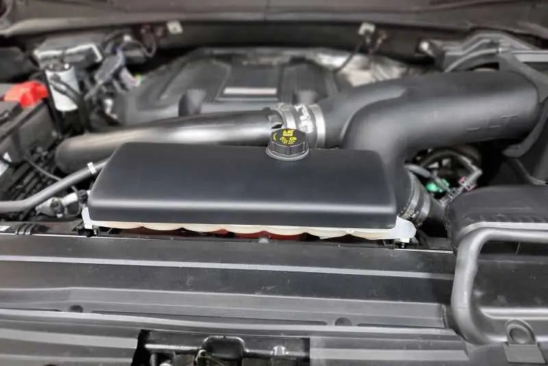 JLT JLT 15-19 Ford F-150/Raptor Black Textured Coolant Tank Cover