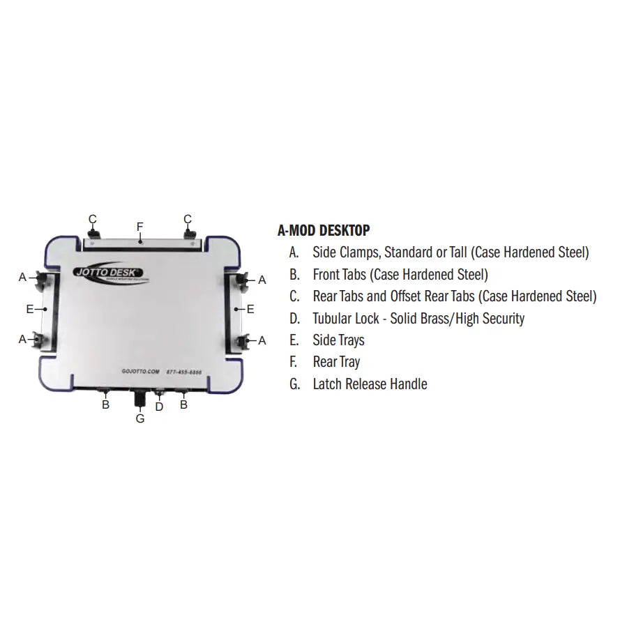 Jotto Cargo No Supplier Warranty Laptop Mount 450-4138 - A-MOD Desktop HD