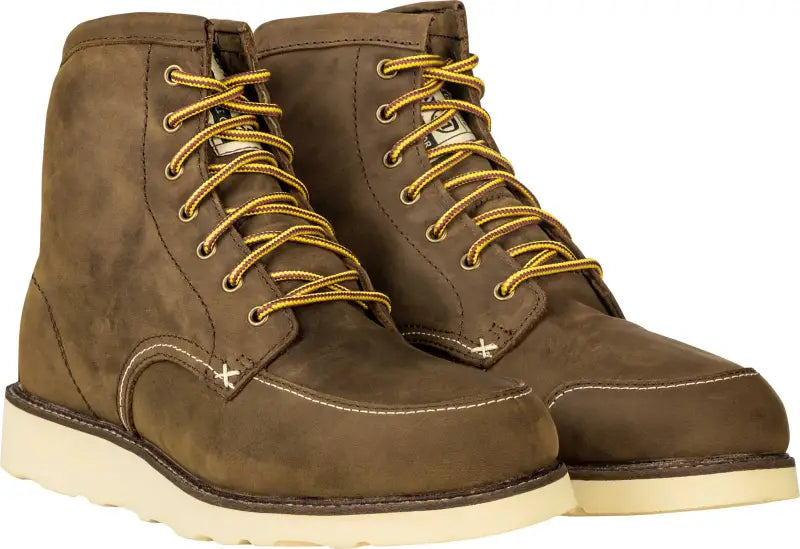 HIGHWAY 21 Journeyman Boots Brown Sz 06