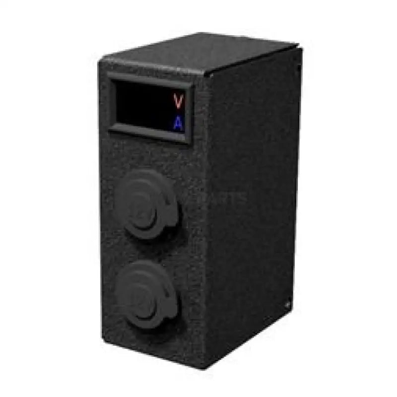 Black JP54-052 Mor/Ryde Power Panel with digital display and outlets for easy power management