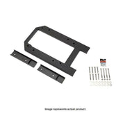 Black metal mounting bracket with hardware for Mor Ryde tailgate reinforcement pickups