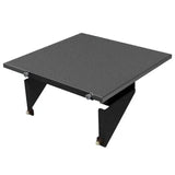 Dark gray textured shelf with black brackets for Mor Ryde Trail kitchen setup