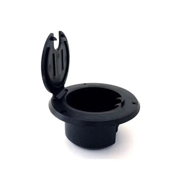 JR Products Easy To Install Electrical Cord Hatch S-23-12-A - Black Round Cable 30 Amp