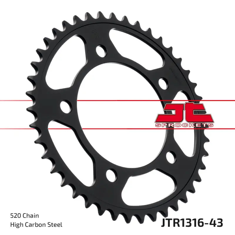 JTR1316.43 Rear Sprocket Steel 43t 520 Hon