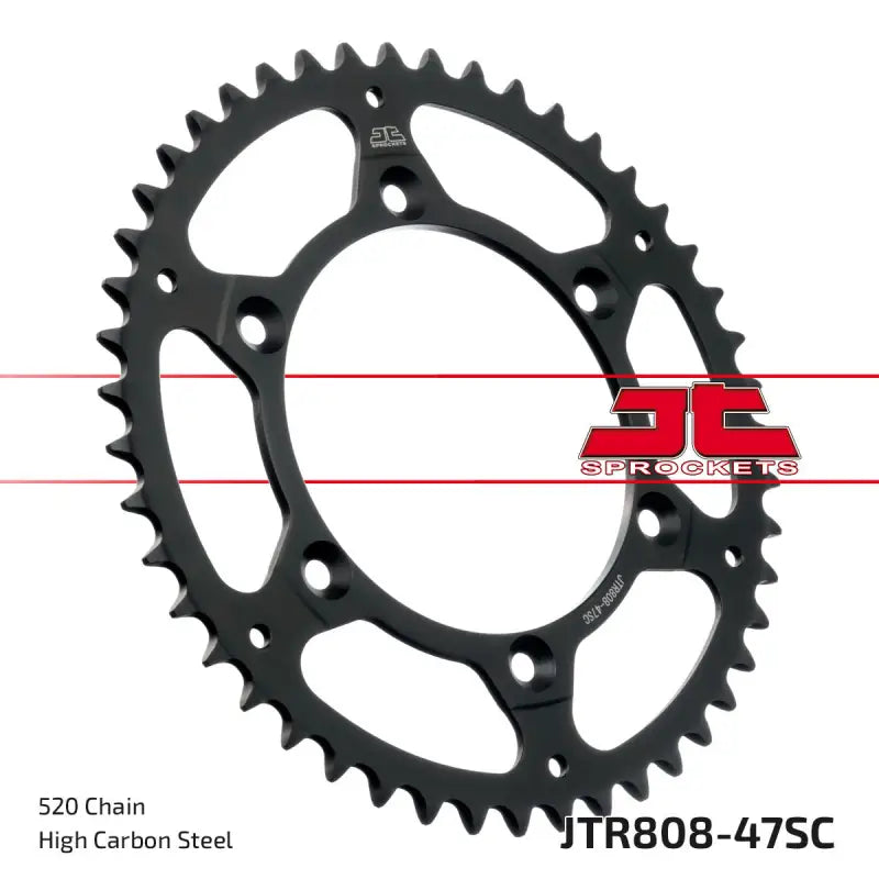 JTR808.47SC Rear Sprocket Steel 47t 520 Kaw/Suz 