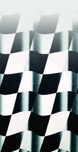 JU149A00 Vinyl Awning Fabric Checkered Flag Dune 14' 80149A00 - RV and Auto Parts