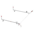 White metal ladder rack on ju166b5b carefree co-1pc product for easy storage