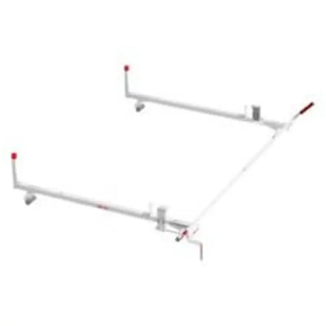 White metal ladder rack on ju166b5b carefree co-1pc product for easy storage