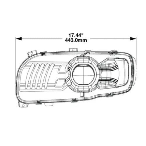 JW Speaker 0562551 Headlight Assembly - Black
