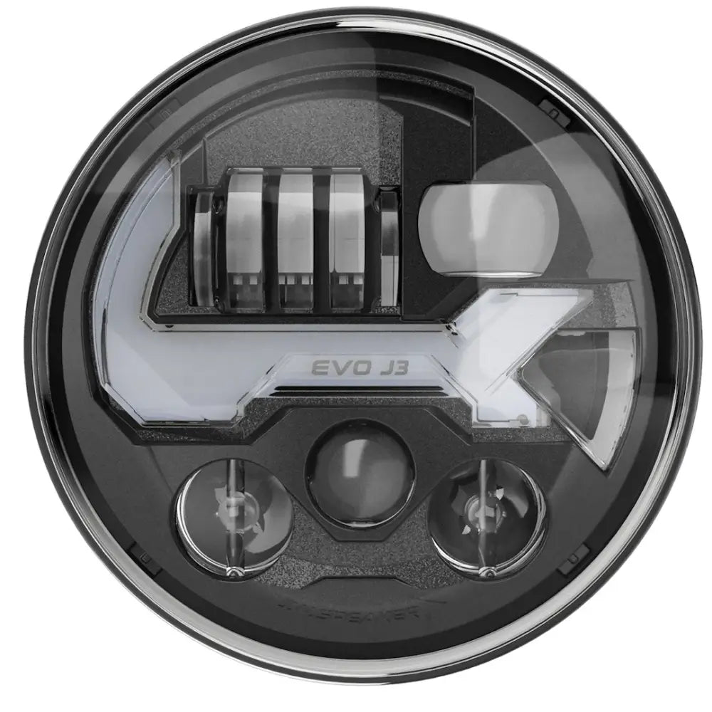 JW Speaker Easy Plug And Play Installation Headlight Assembly 0555613 - Gray 8700 Evolution J3 Dot Heated
