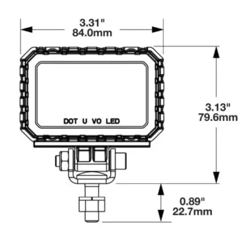 JW Speaker Flexible Design Driving/ Fog Light 0530303 - 24V Led Kit Wit