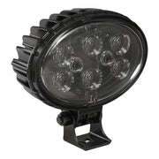 JW Speaker SAE Compliant Work Light 1706591 - Black 735F-12 32V Lamp Flood Harn