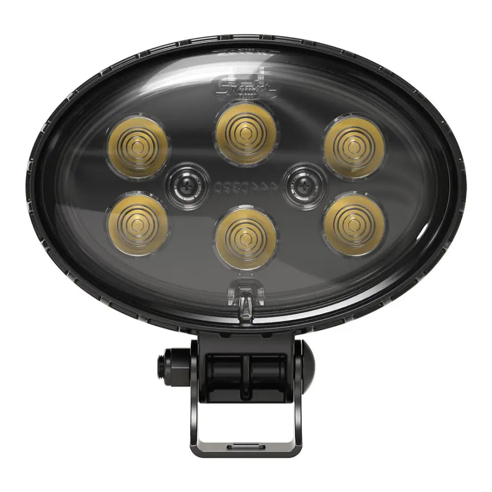 JW Speaker SAE Compliant Work Light 1706591 - Black 735F-12 32V Lamp Flood Harn