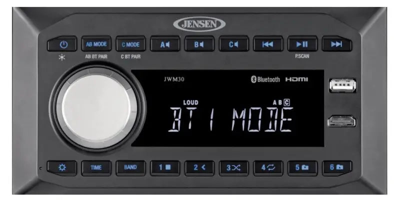 JWM30 ASA Am/Fm/Usb/Dual Bluetooth/Front Hdmi - Radio