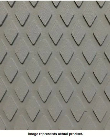 Gray diamond-patterned surface of JWTU008342 Lewmar Tread Dp 1200X for JWtu008342 Lewmar