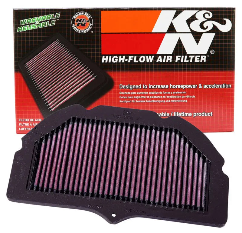 K&N 00-03 Suzuki GSXR6GSXR750 750 / 01-04 GSXR1000 1000 / 01-03 GSXR600 600 Replacement Air Filter - Truck & Automotive