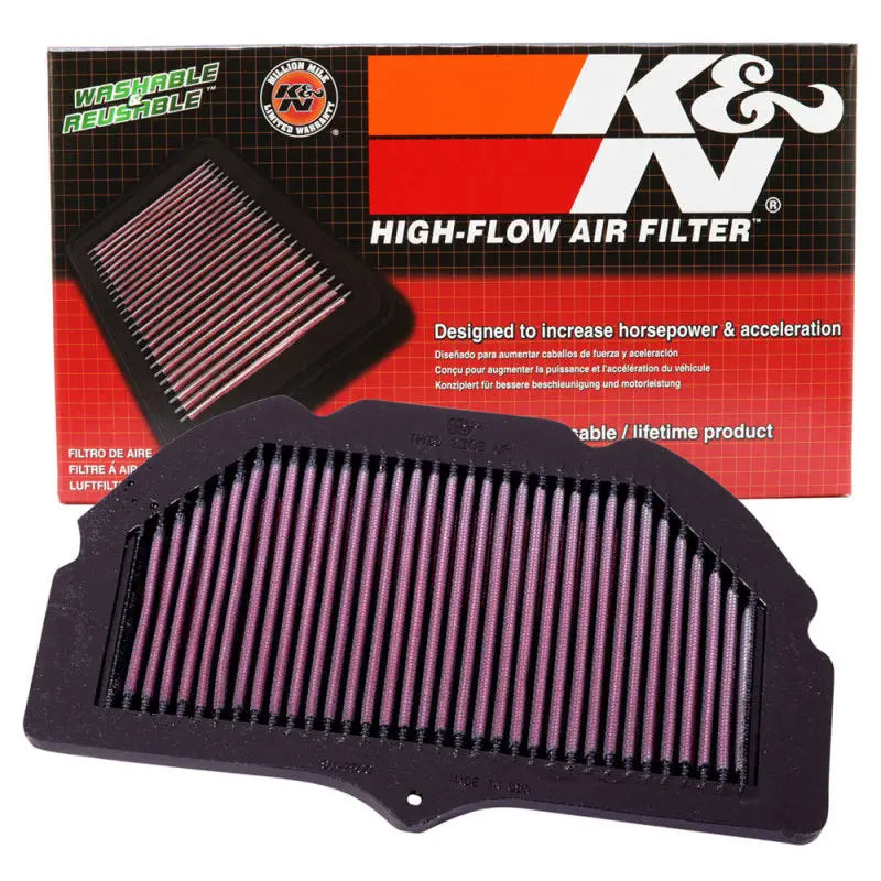 K&N Engineering SU-7500 K&N 00-03 Suzuki GSXR6GSXR750 750 / 01-04 GSXR1000 1000 / 01-03 GSXR600 600 Replacement Air Filter