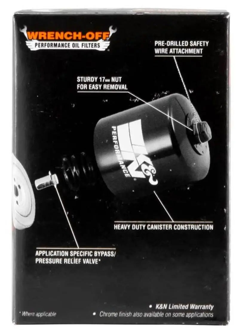 K&N 01-12 Yamaha FJR 1300/1300A/1300AE/1300AS 2.688in OD x 3.813in H Oil Filter - Truck & Automotive