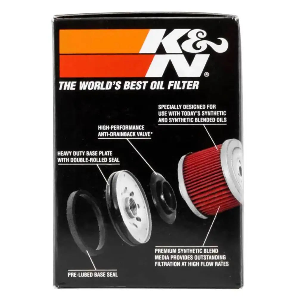 K&N 01-12 Yamaha FJR 1300/1300A/1300AE/1300AS 2.688in OD x 3.813in H Oil Filter - Truck & Automotive