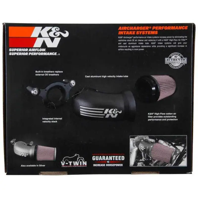 K&N 01-17 Harley Davidson Softail / Dyna FI Performance Air Intake System 