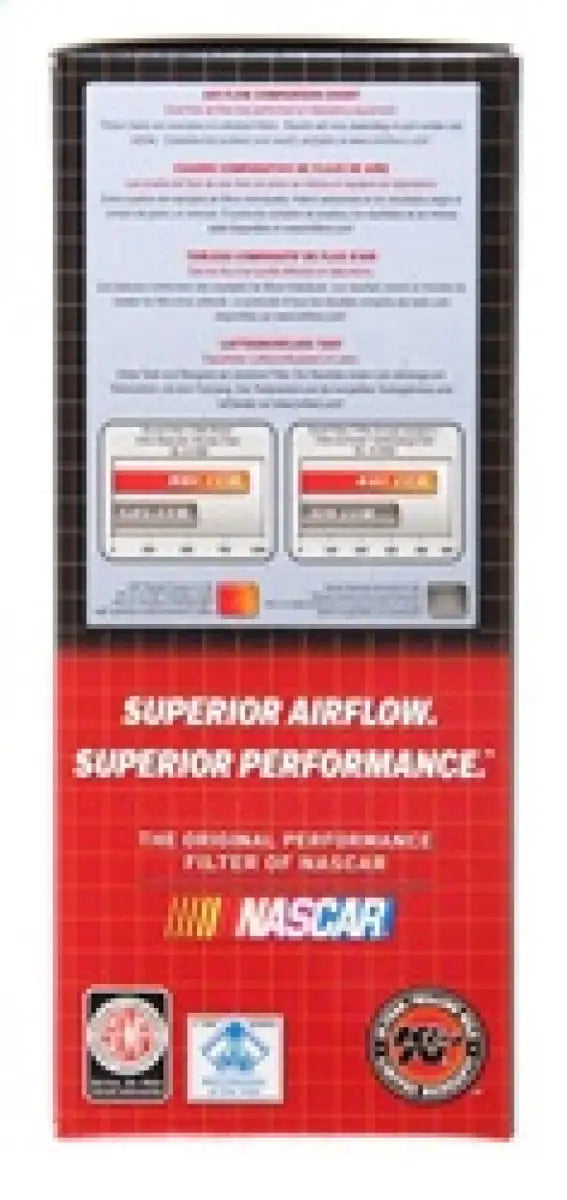 K&N 02-08 Honda VTX1800 Replacement Air Filter - Truck & Automotive