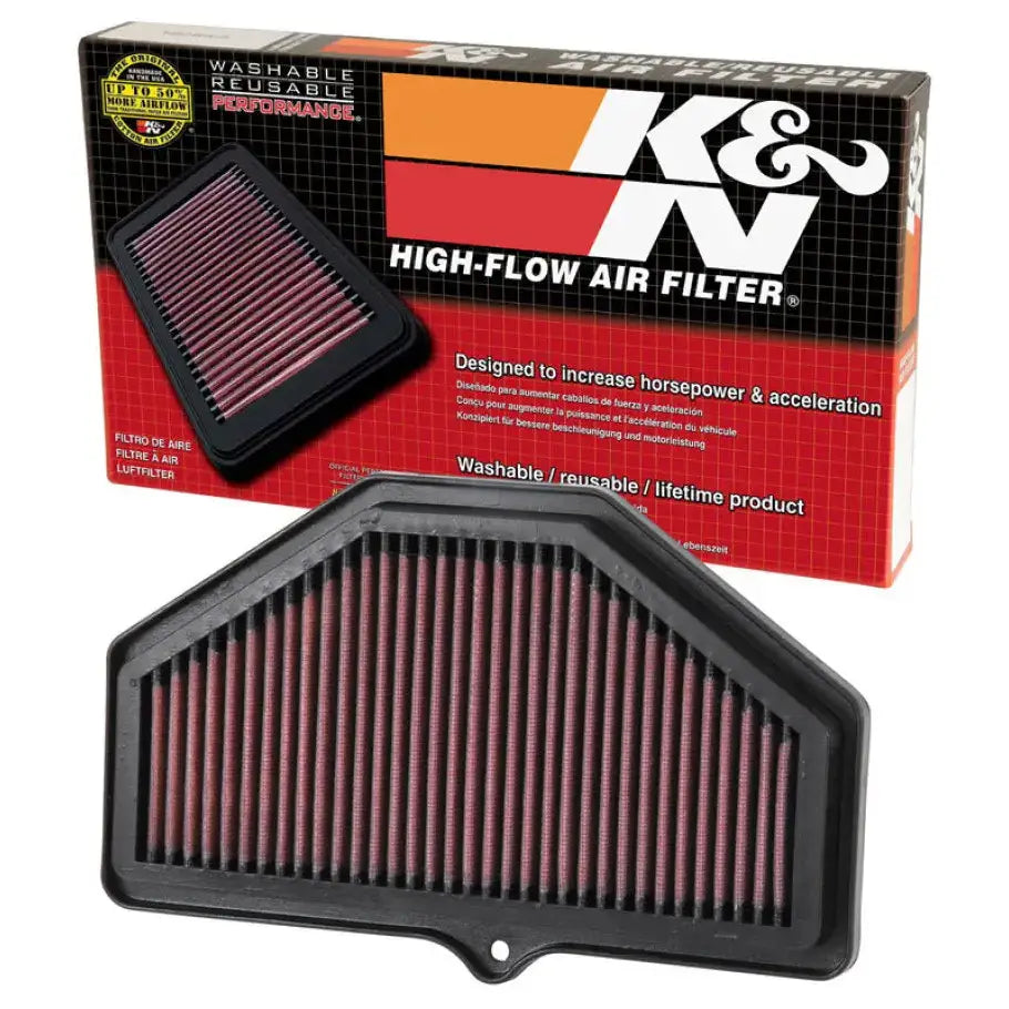 K&N high-flow air filter for 04-05 Suzuki GSXR600/GSXR750 boosting performance