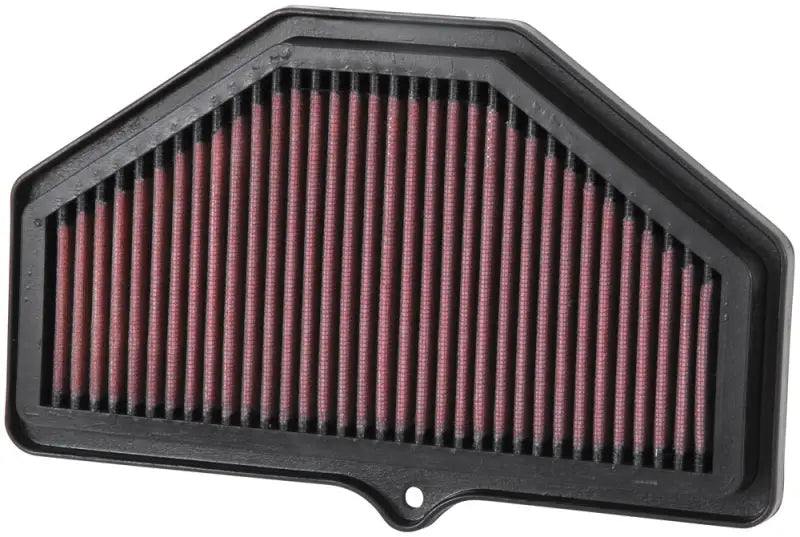 Trapezoidal air filter with red pleats for K&N 04-05 Suzuki GSXR600/GSXR750