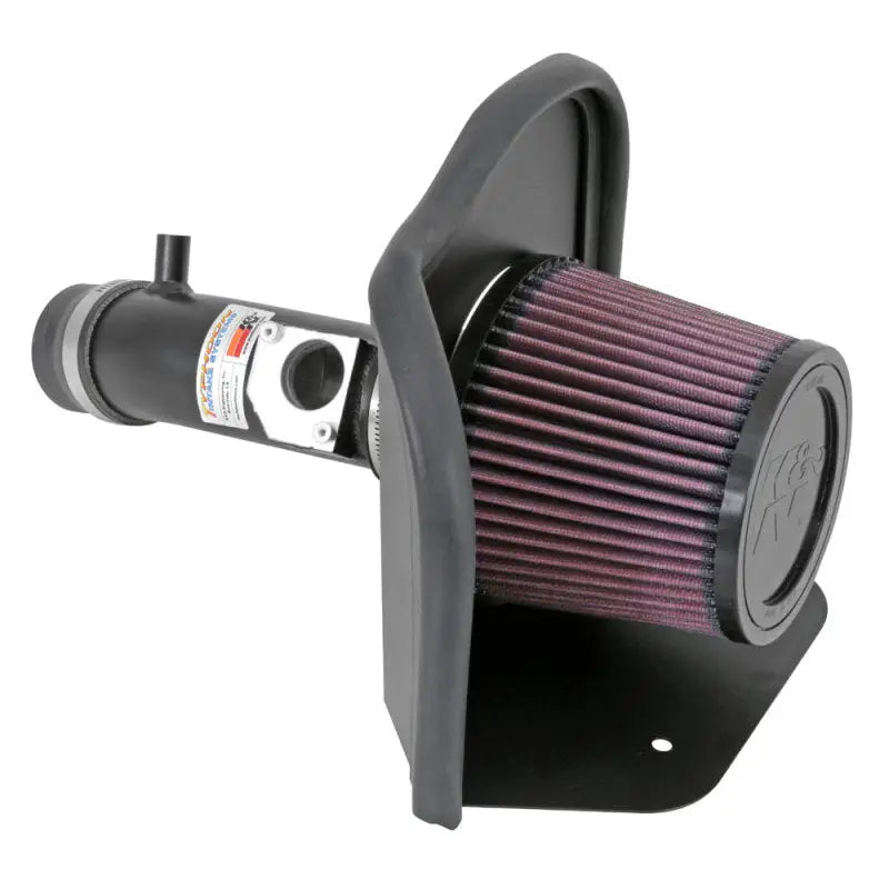 K&N Engineering 69-8612TFK K&N 06-10 Toyota Yaris L4-1.5L Flat Black Typhoon Short Ram Intake