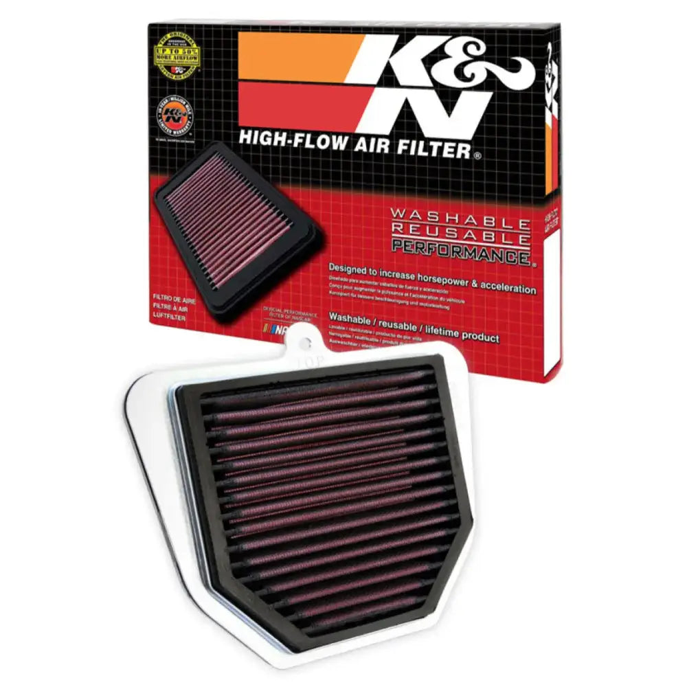 K&N high-flow replacement air filter for Yamaha FZ1 FZ8 motorcycle upgrade