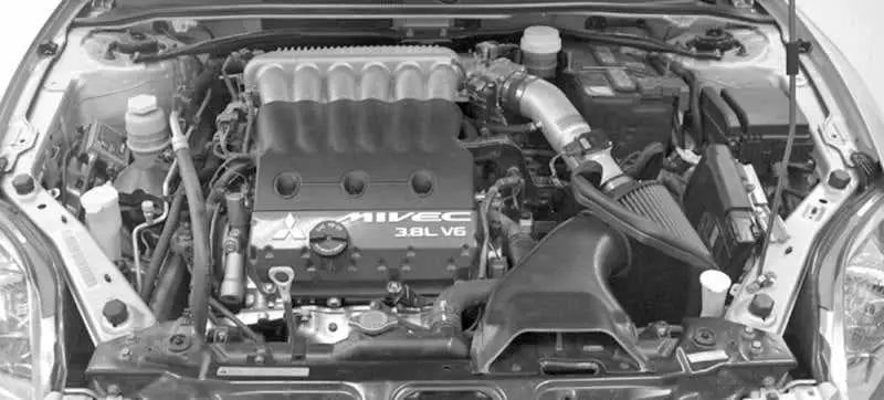 K&N 06 Eclipse GT 3.8L V6 Red Typhoon Short Ram Intake 