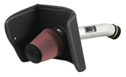 Automotive air intake system for Toyota Tundra V8 K&N high flow performance kit