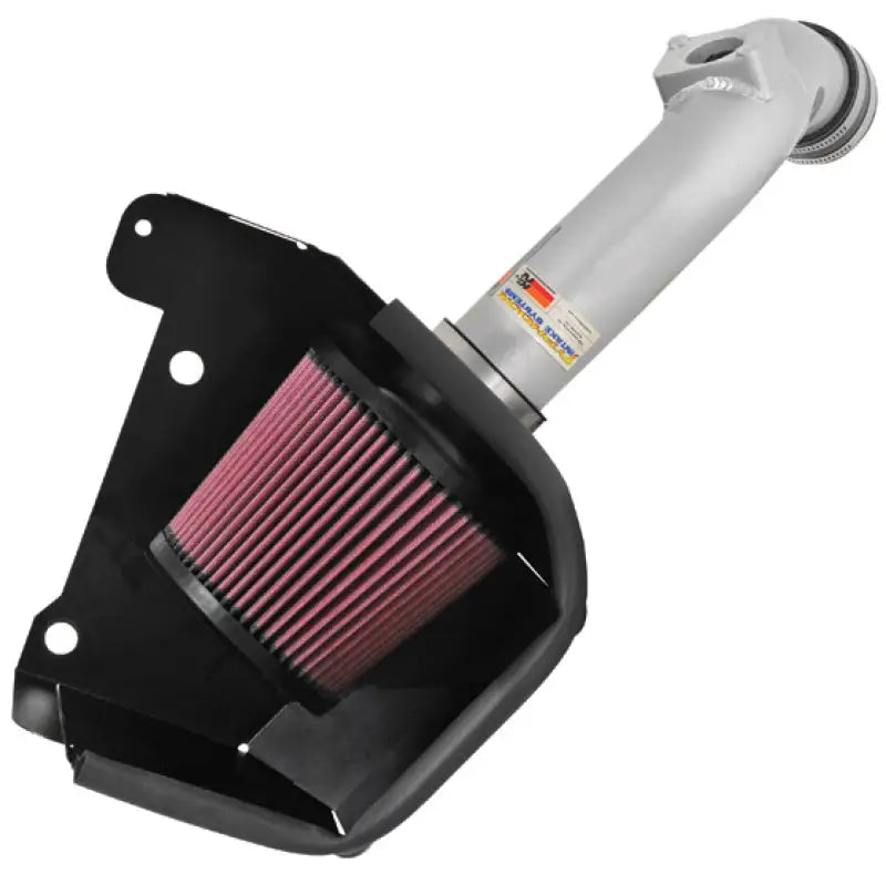 K&N 07 Mitsubishi Lancer L4-2.0L Silver Typhoon Short Ram Intake - Truck & Automotive