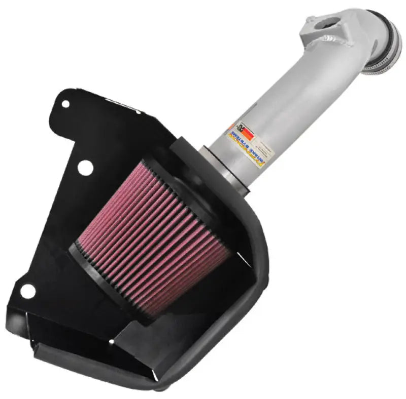 K&N 07 Mitsubishi Lancer L4-2.0L Silver Typhoon Short Ram Intake - Truck & Automotive