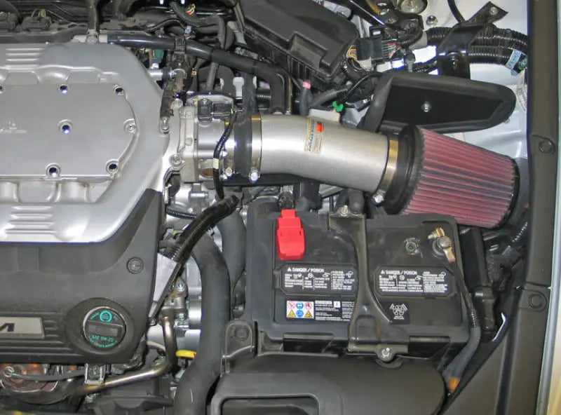 K&N 08 Honda Accord 3.5L-V6 Silver Typhoon Short Ram Intake - Truck & Automotive