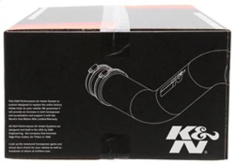 K&N 08 Honda Accord 3.5L-V6 Silver Typhoon Short Ram Intake - Truck & Automotive